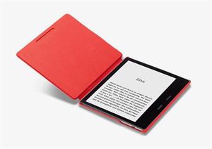 eBookReader Amazon Oasis stof cover rød inde i